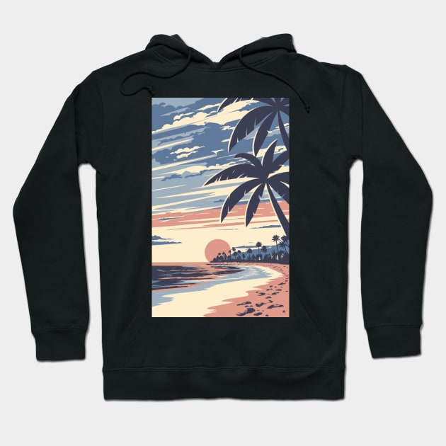 Sunset at the Beach Hoodie by Gate4Media